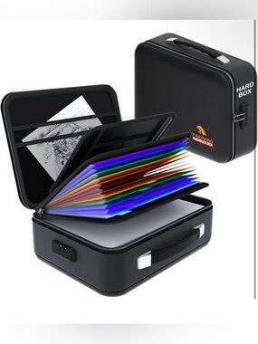 TigerKing Fireproof Black Hard-Shell Carry Case with Lock - New in Box